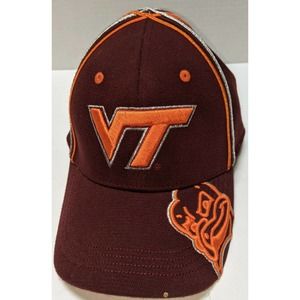 Virginia Tech Hokies Top of the World One-Fit Youth Hat Cap VT Maroon Orange